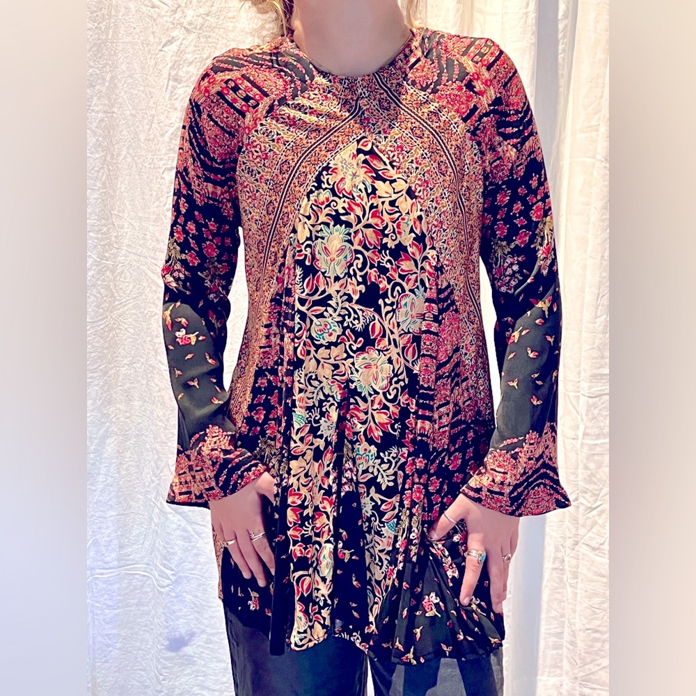 Free people silky tunic or dress. never worn